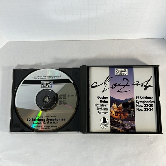 Mozart 12 Salzburg Symphonies 3 CDs - Picture 3 of 7